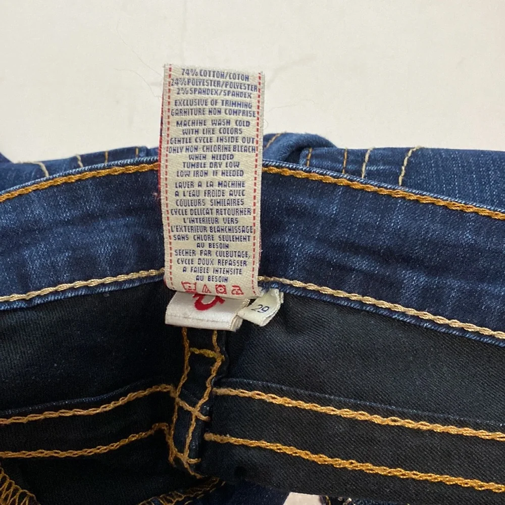 True Religión Skinny Dark Denim Jean Size 29 - Picture 11 of 14
